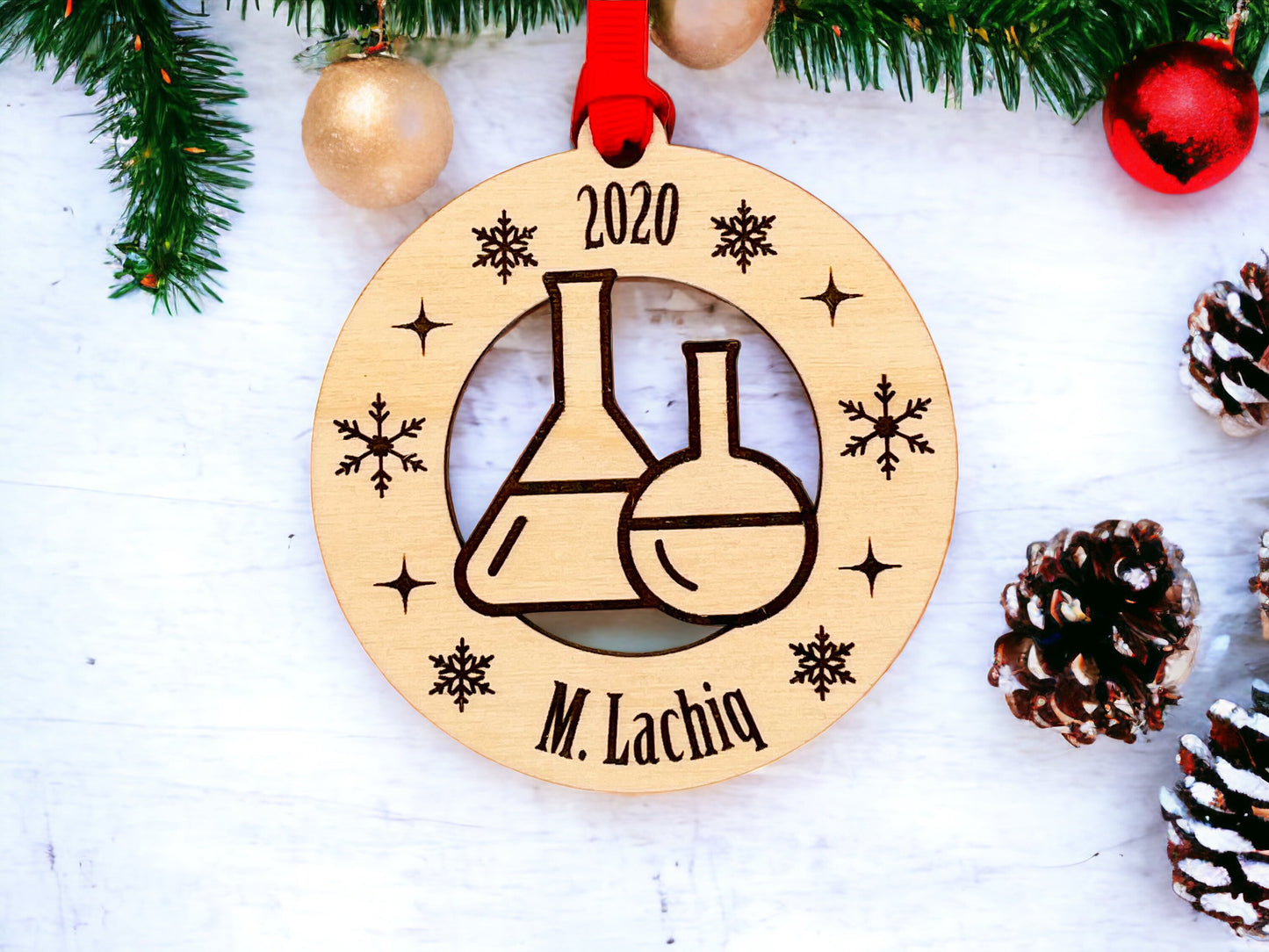 Ornement de Noël personnalisée pour professeur